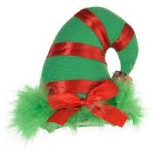 Mini Elf Hat Hair Clip 1 99 Liked On Polyvore Featuring Accessories Hair Accessories Barr Christmas Hair Accessories Red Hair Accessories Bow Hair Clips