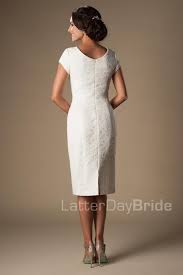 We carry the best modest wedding dress styles from designers who have. Audrey In 2020 Flattering Wedding Dress Modest Wedding Dresses Tea Length Dresses