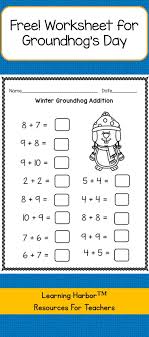 Free Groundhog Day Mixed Addition And Subtraction Within 20 Worksheet Download Pdf Print And Teach 2nd Grade Worksheets Math Worksheets Math