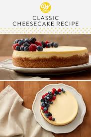 Classic Cheesecake Recipe Recipe Cheesecake Recipes Classic Cheesecake Easy Cheesecake Recipes