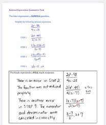 In other words the greatest common divisor of the numerator and the denominator of a simplified fraction is 1. Rational Expressions Summative Task The Blue Chegg Com