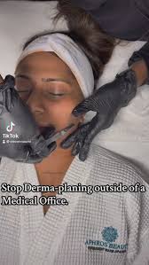 Derma planing is one of those services that gives an instant satisfaction,  IF DONE CORRECTLY!! Often times the blades that are available at your local  drugstore are NOT doing the job. Come sit down ...