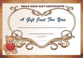 Whether you are a designer or not, drawtify is your best f ree gift card creator. Build Bear Gift Certificate Gift Certificate Template Build A Bear Gifts Build A Bear