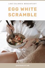 A Low Calorie Breakfast Which Is Super Easy To Make Eggs Rate Highly On The Satiety Scale Meaning You Eat And Run Healthy Bowls Recipes Low Calorie Breakfast