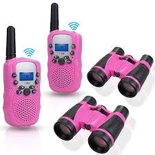 Use the morse code buttons to send out warnings! Amazon Com Anpro Walkie Talkies And Telescope Sets For Kids 22 Channel 2 Way Radio 3 Mile Long Top Toys For Boys Christmas Toys For Girls Cool Toys For Girls