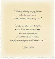 Google Image Result For Http Www Whatsyourtalenightingale Com A 6a010534fda1 Keats Quotes Keats Quotes
