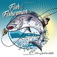 Adults love to color and i can think of no better subject to color than flowers. Amazon Com Coloring Book For Adults Fish Fishermen Adult Coloring Book Fishing Fishes Boats Fishermen Retro Tournament Poster Gift Idea For Christmas 8 75x8 75 100 Pages 9781709741685 Grafik Musterstueck Books