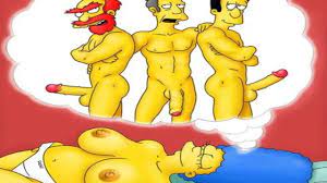 simpsons bart and milhouse have sex with their mom - Simpsons Porn