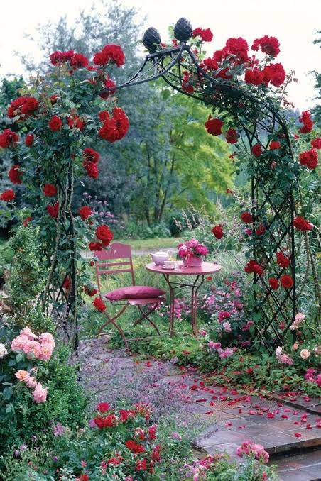rose arch secret garden entrance