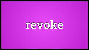 Revoke Meaning Youtube