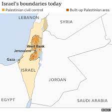 Much of the palestinians' land is divided by israeli military checkpoints. Israel S Borders Explained In Maps Bbc News