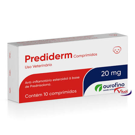 PREDIDERM 20MG - 10 COMPRIMIDOS