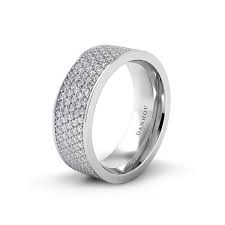 Danhov Wide Pave Diamond Band Mens Diamond Wedding Bands Men Diamond Ring Pave Diamond Band