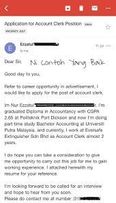 Jika menyertakan data sokongan, gunakan menu lampiran. Gambar Hantar Permohonan Kerja Atau Nak Berkenalan Ini Antara Contoh Kesalahan Kesalahan E Mail Dalam Mohon Pekerjaan Siakap Keli News