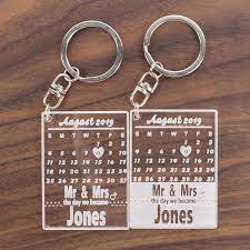 Maybe you would like to learn more about one of these? Amazon Com Personalized Acrylic Keychain Calendar With Anniversary Date For Couple 2pcs Custom Family Name Keychain Gift For Men Women Mr And Mrs Keyring Handmade