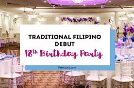 Once seen as a debut for a young woman who was available for marriage, their purpose today is to uphold tradition, raise money for charity, and, of course, celebrate a young woman becoming an adult. Traditional Filipino 18th Birthday Party Debut Parties365