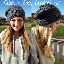 Quick And Easy Crochet Hat Video Easy Crochet Hat Crochet Hats Crochet Videos