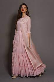 Wear a ball gown that has a bounce to it, so evening party wear long gowns are usually simple yet elegant. Floral Anarkali Dresses Buy Floral Anarkali Dresses Online Aza Fashions