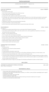 nail technician resume sample mintresume