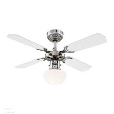 The 56 inches casa esperanza vintage ceiling fan with all of its amazing features. 78321 Westinghouse Ceiling Fan Portland Ambiance 90cm 36 Inch In Chrome And Glass Light With 4 Reversible White Black Blades