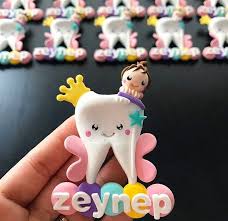 Tooth Fairy Magnet Baby First Tooth Magnet First Tooth Party Etsy In 2020 First Tooth Tooth Fairy Party Favors