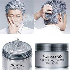 Unisex Diy Hair Color Wax Mud Dye Cream Temporary Modeling 8 Colors Mofajang Gold Walmart Com Hair Wax Grey Hair Wax Temporary Hair Dye