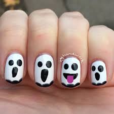 Uñas decoradas de unicornio para niñas. Decoracion De Unas De Halloween Para Ninas Unas Decoradas