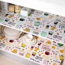 One of the best choices for kitchen cabinet liner is this gorilla grip liner. 1 Roll Kitchen Table Mat Drawers Cabinet Shelf Liners Flamingo Cupboard Placemat Waterproof Oil Proof Shoes Cabinet Mat Drawer Shelf Liner Aliexpress