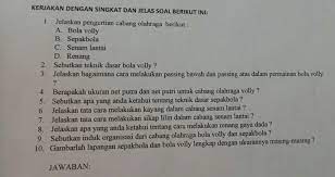 Nah setelah mengetahui beberapa posisi pemain dalam sepak bola dan tugas utamanya. 1 Jelaskan Pengertian Cabang Olahraga Berikut A Bola Vollyb Sepakbolac Senam Lantaid Renang2 Brainly Co Id