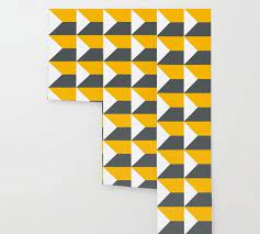 Yellow Grey White Abstract Geometric Art Wallpaper Abstract Yellow And White Fractal Wallpape White Wallpaper Geometric Wallpaper Grey Abstract Geometric Art