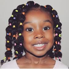 To help tame your edges, lightly apply styling cream along your face frame for added moisture, then gently smooth beautiful. 10 Cute Back To School Natural Hairstyles For Black Kids Coils And Glory