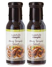 Amazon Com Tastefully Simple Honey Teriyaki Sauce Use In Stir Fry Slow Cooker Grilling Pork Poultry And Salmon 8 Fl Oz 1 Pack Grocery Gourmet Food