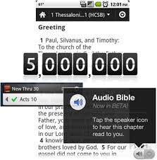 The free bible app for android and iphone devices offers god's wisdom in more than 1,400+ bible versions and 1,000+ languages. Youversion Bible App Surpasses 5 Million Downloads On Android Android Community