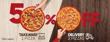 Pizza hut is an american restaurant chain and international franchise founded in 1958 in wichita, kansas by dan and frank carney. Pizza Hut S Pore Is Having 50 Off All Pizzas For Delivery Takeaway