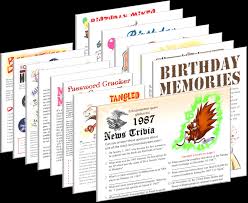 All of these trivia questions are categorised into the best categories for trivia quizzes. 30th Birthday Game 1981 Trivia Printable Birthday Games Activities Immediately Printable