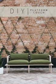 Diy cane doors ikea billy bookcase hack by house of hawkes. Diy Platform Couch Tutorial Vintage Revivals