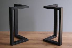 L Shape Steel Bench Legs Coffee Table Legs Bench Base Coffee Table Base Set Of 2 Metal Table Legs Dining Table Legs Table Legs