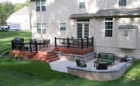 See more ideas about decks backyard, building a deck, backyard. Deck And Patio Combination For Ours The Deck Would Just Be A 2nd Story Rather Than 4 Steps Patio Deck Designs Deck Designs Backyard Small Backyard Patio