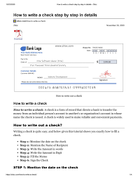 On this page i will show you how to check bvn details online using your phone. How To Write A Check Step By Step In Details By Ahmad Mukhtar Gujjar Issuu