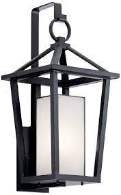 Outdoor Lighting Kichler Pai 26 1 4 High Black Open Cage Outdoor Wall Light Modern Outdoor Lighting Outdoor Wall Lighting Wall Lights