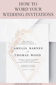Your Wedding Invitation Is Your Guests First Impression Of Your We Wedding Invitation Wording Examples Trendy Wedding Invitations Wedding Invitation Templates
