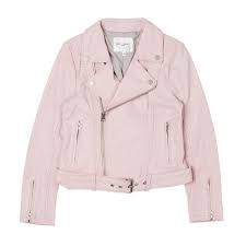 8020 Ladieswear Pinkclr Fw2018 Biker Ontrendclr Leatherjacket Fashion Tees Rain Jacket