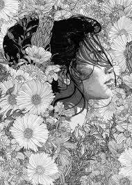 I M Lost Poster Print By Pedrotapa Displate Flower Drawing Art Drawings