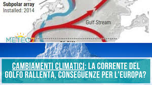 Che cos'e' la corrente del golfo e' una corrente marina calda che dal golfo del messico arriva nella parte nord della penisola scandinava. Cambiamenti Climatici La Corrente Del Golfo Rallenta Conseguenze Per L Europa Meteo7