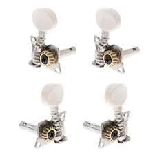 It will help you tune your ukulele without the need for a chromatic tuner. Buy 4 Pieces Metal Opened Ukulele Uke Tuning Pegs Tuners Round Cap Silver Cicig