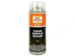 To Seal Painted Clay Ornaments With A Glossy Finish Plaid Acrylic Sealer Mod Podge Aerosol Gloss 12oz Mod Podge Gloss Mod Podge Clear Acrylic