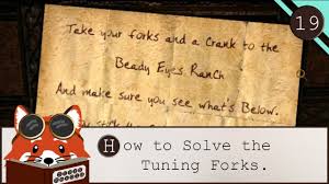 How To Solve The Tuning Forks The Secret Of Shadow Ranch Youtube