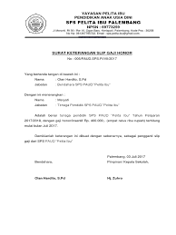 Check spelling or type a new query. Surat Keterangan Slip Gaji Honor