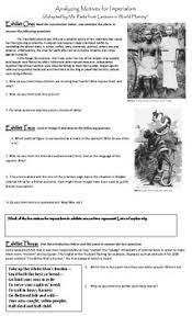 For professional homework help services, assignment essays is the place to be. Motives Of Imperialism Worksheets Teaching Resources Tpt