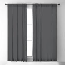 Black And Beige Curtains Parable Color To Dunn Edwards 2019 Curated Colors Dark Engine Dark Gray Charcoal Gray De6350 Solid Co Dark Grey Curtains Curtains Black Blackout Curtains